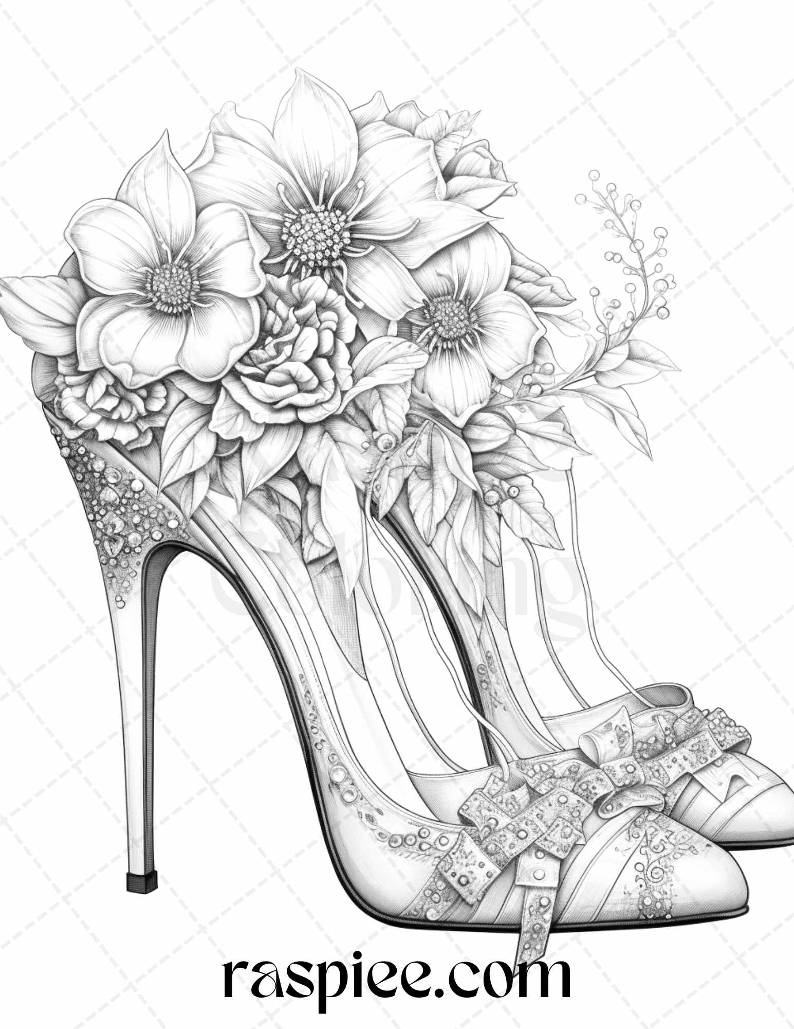 High Heel coloring page | Free Printable Coloring Pages