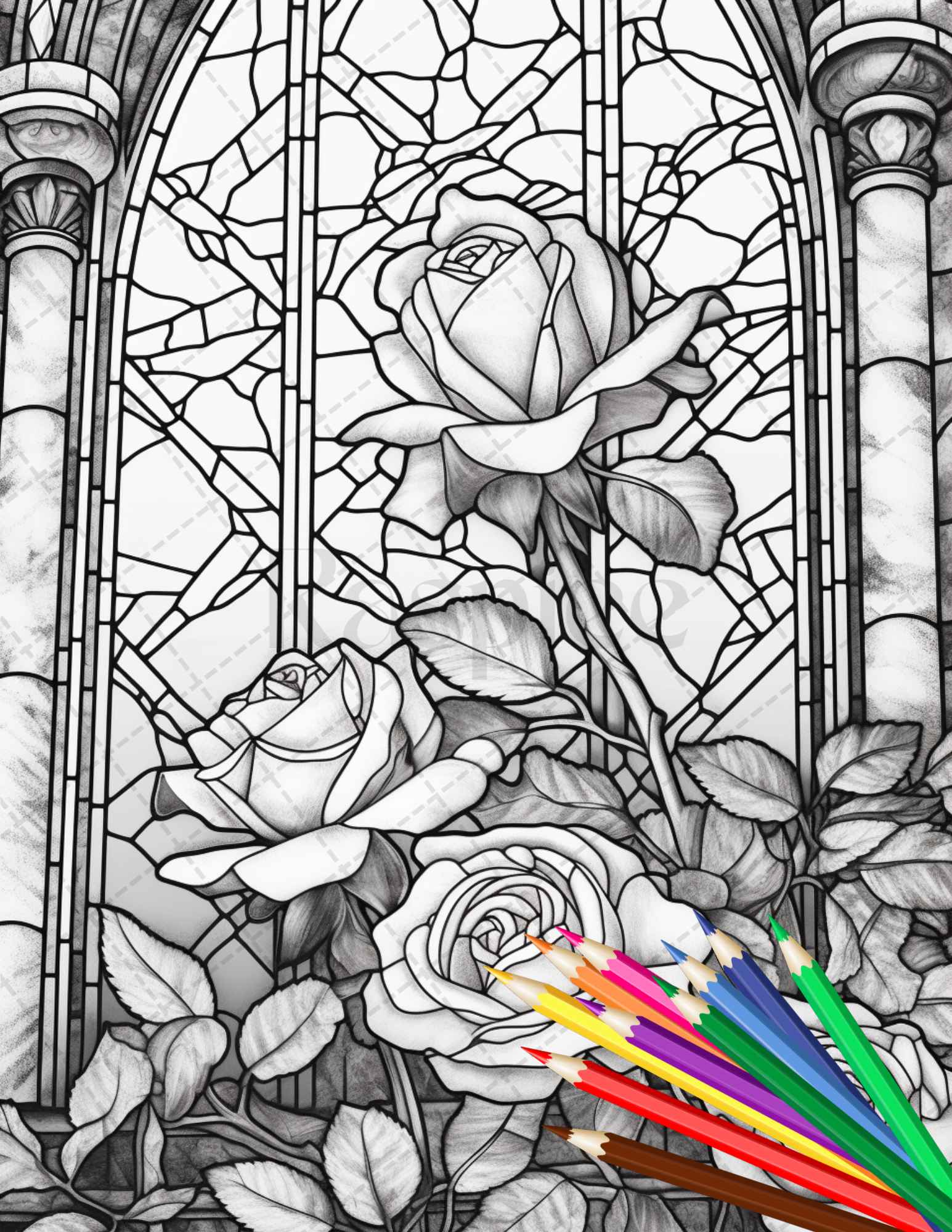 Adult Coloring Books for Anxiety and Depression: 250 Beautiful  Stained-glass Landscape Coloring Pages: Finding Peace Through Colors - Over  250  Coloring Pages - Stained-glass Book for Adult by Fluffy Wolf  Publishing