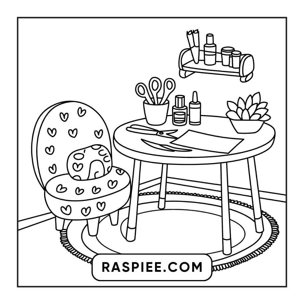 85 Bold and Easy Little Corner Coloring Pages Printable PDF Instant Download - RASPIEE