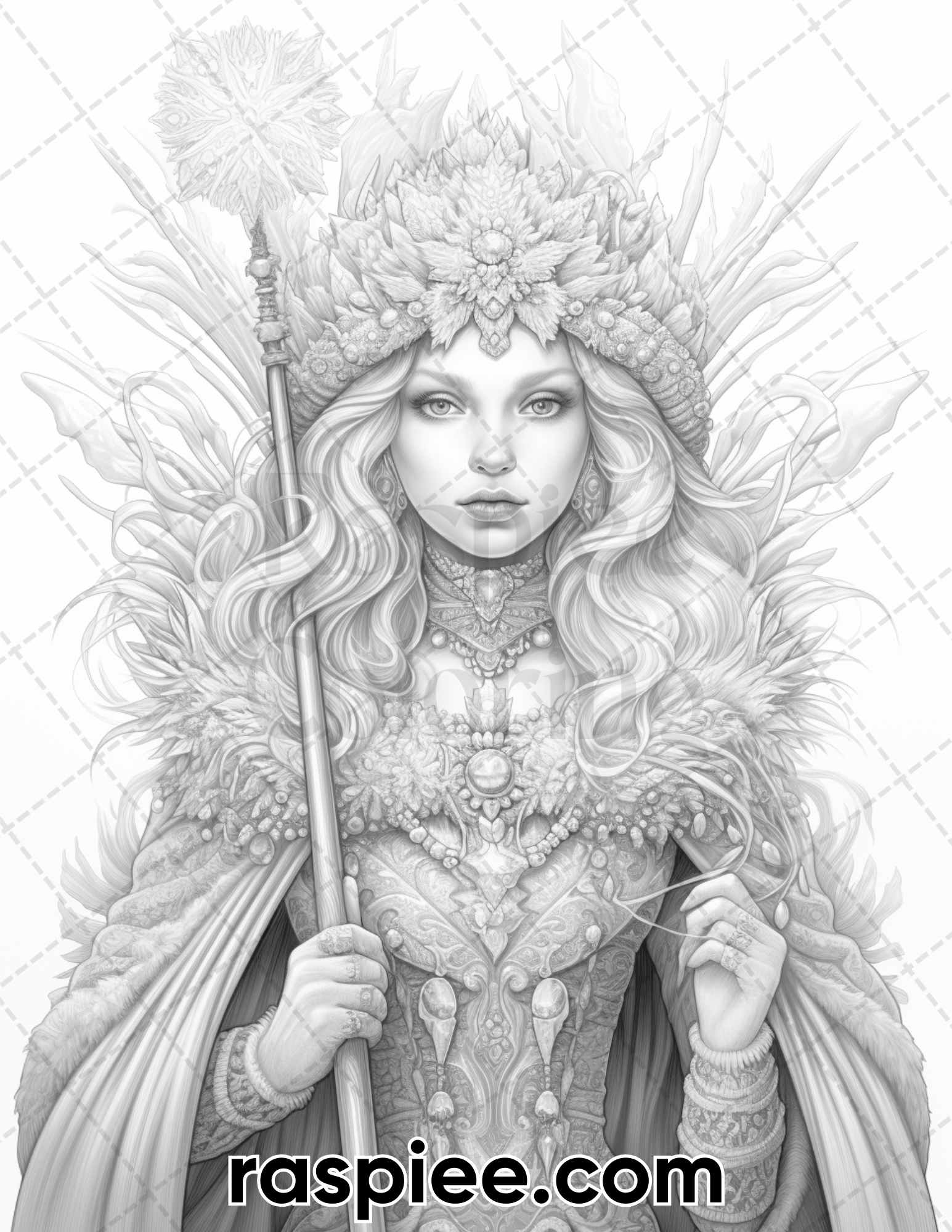 Winter Wonderland Coloring Pages, Winter Coloring Pages for Adults, Winter Coloring Book Printbale, Fantasy Coloring Pages for Adults
