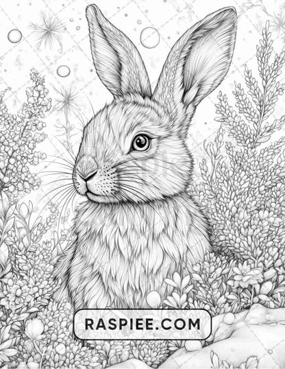 86 Winter Animals Adult Coloring Pages