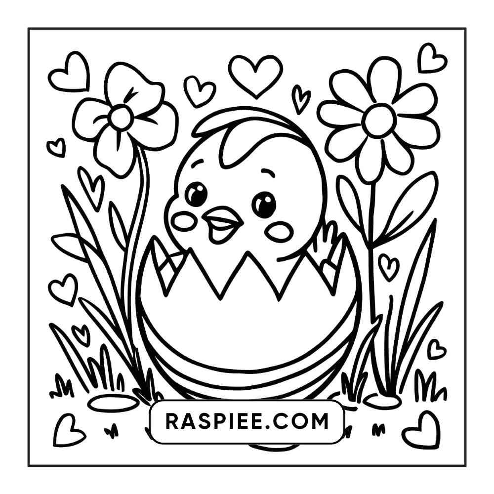 90 Bold and Easy Stress Relief Coloring Pages Printable PDF Instant Download - RASPIEE