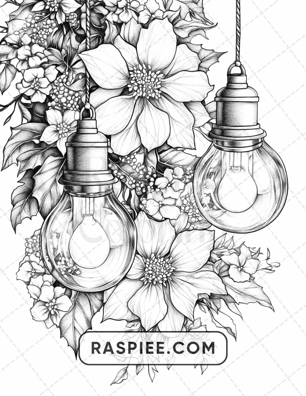 89 Christmas Decor Adult Coloring Pages