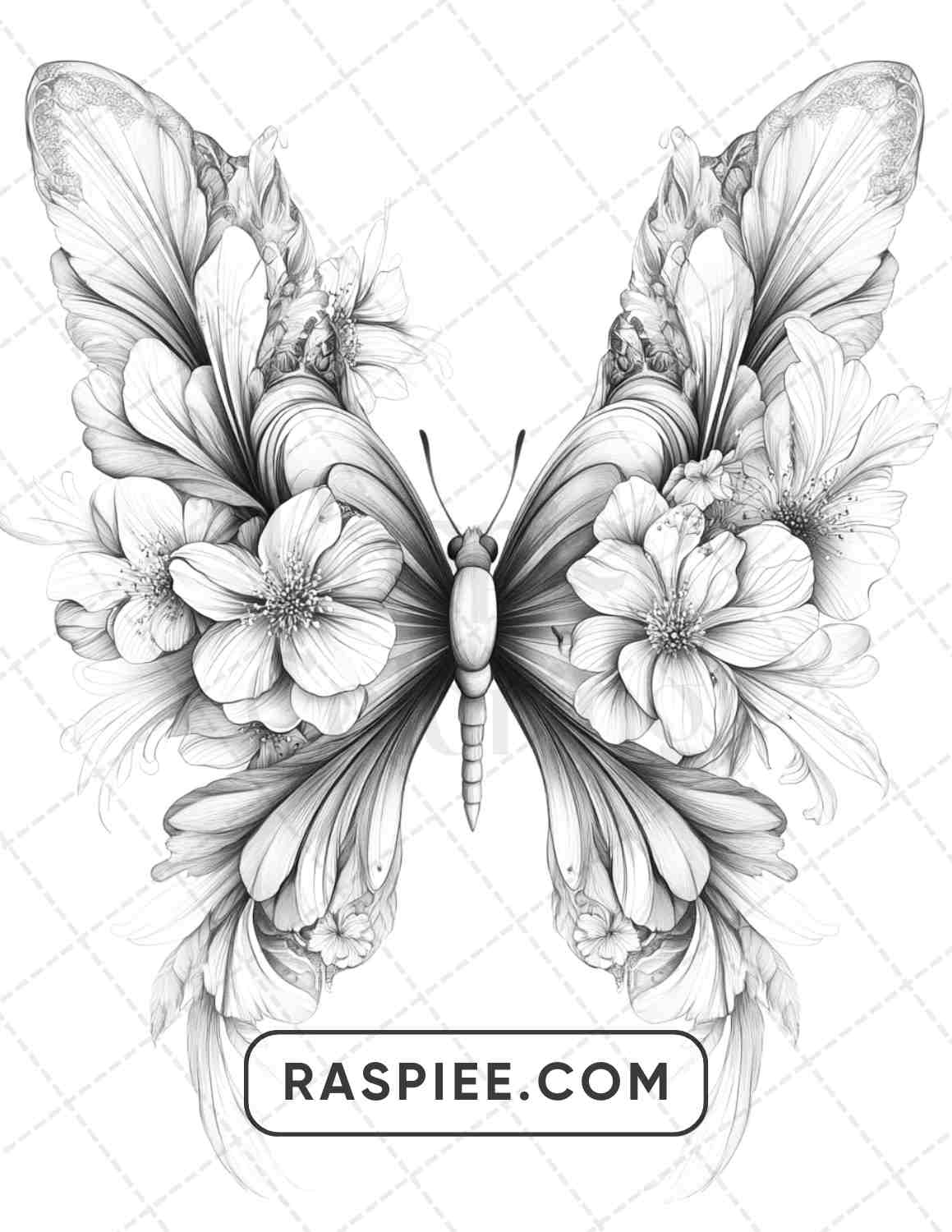 77 Flower Tattoos Adult Coloring Pages - RASPIEE