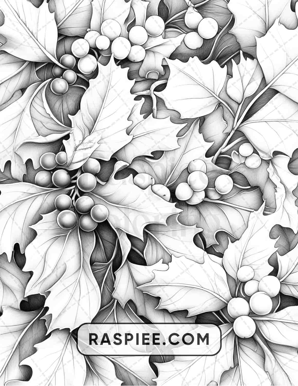 77 Winter Flowers Adult Coloring Pages