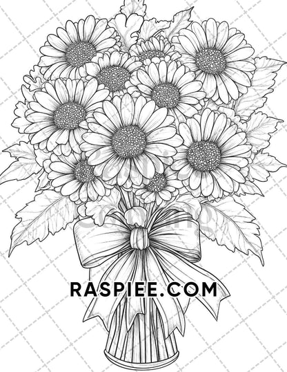 Hello Autumn Adult Coloring Pages Printable PDF Instant Download - RASPIEE