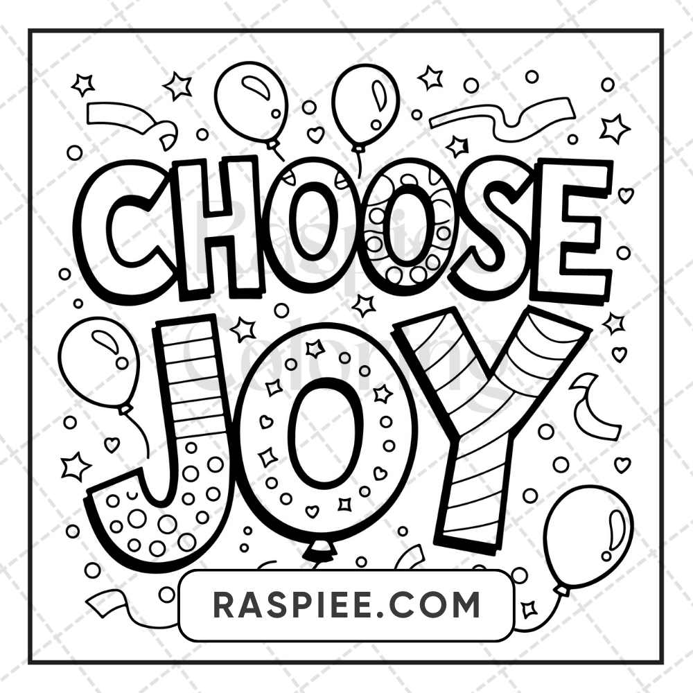 120 Bold and Easy Motivational Word Coloring Pages