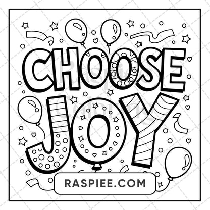 120 Bold and Easy Motivational Word Coloring Pages