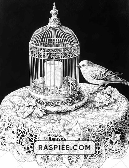 80 Still Life Adult Coloring Pages - RASPIEE