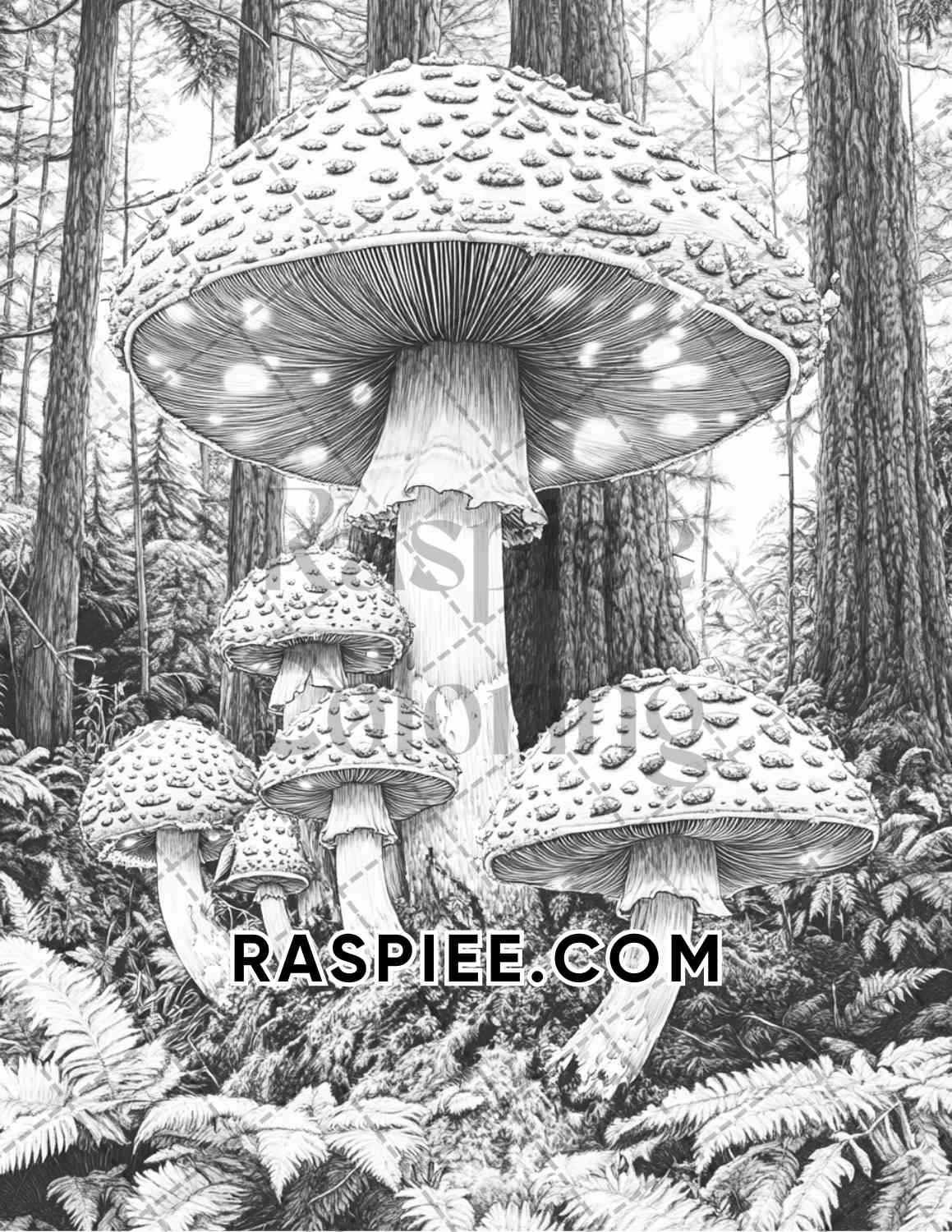 Surreal World Adult Coloring Pages Printable PDF Instant Download