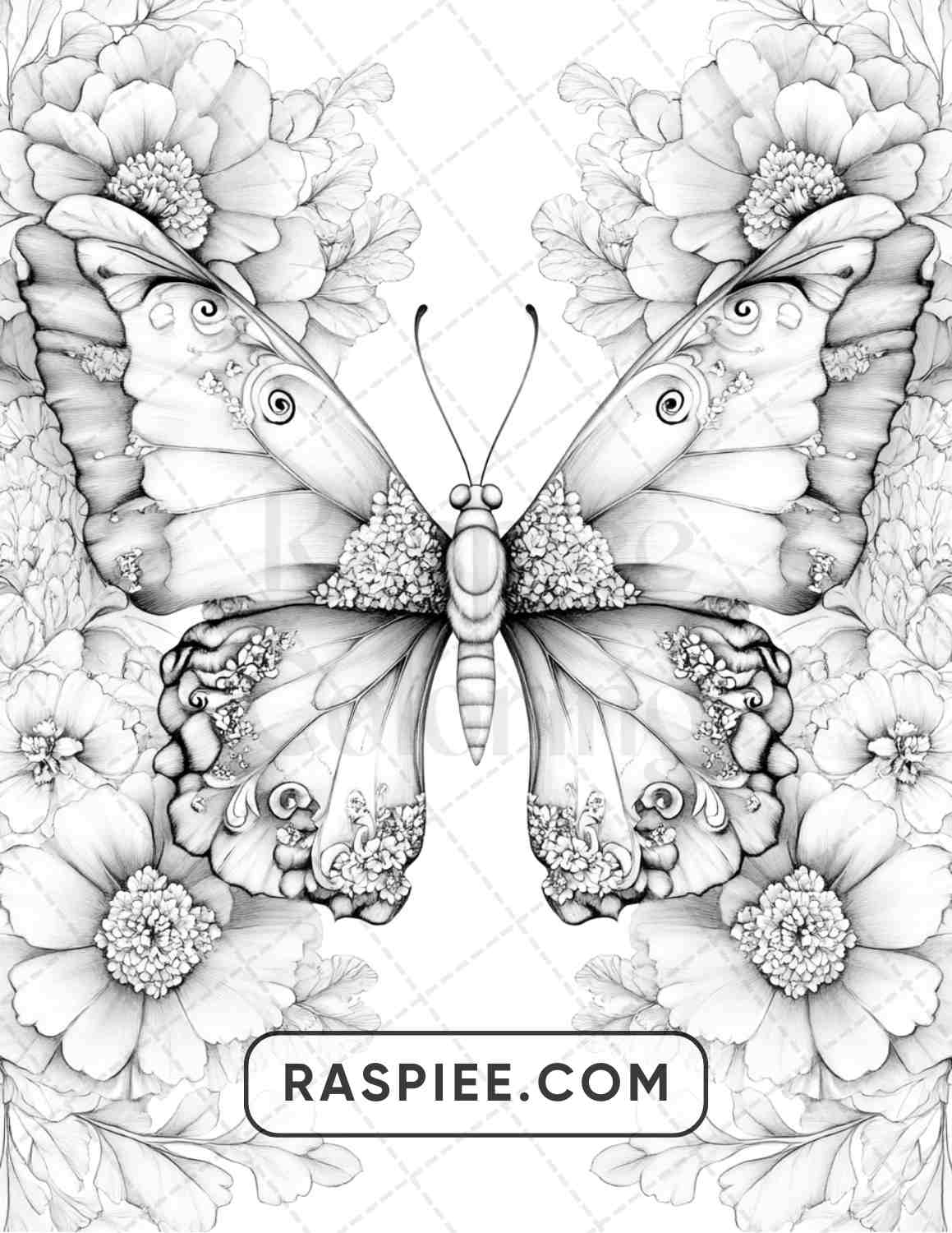 77 Flower Tattoos Adult Coloring Pages - RASPIEE