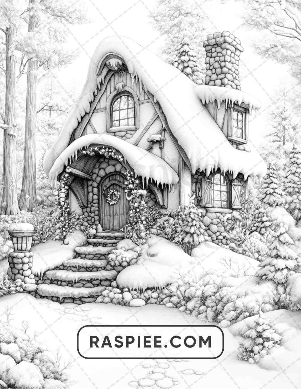 68 Christmas Fantasy Adult Coloring Pages