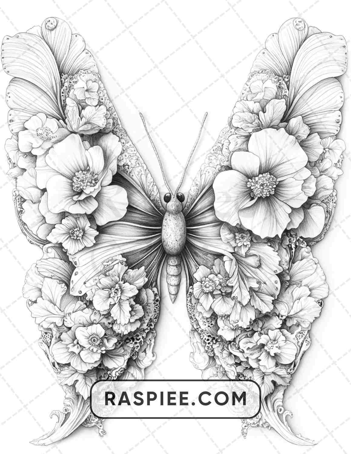 77 Flower Tattoos Adult Coloring Pages - RASPIEE