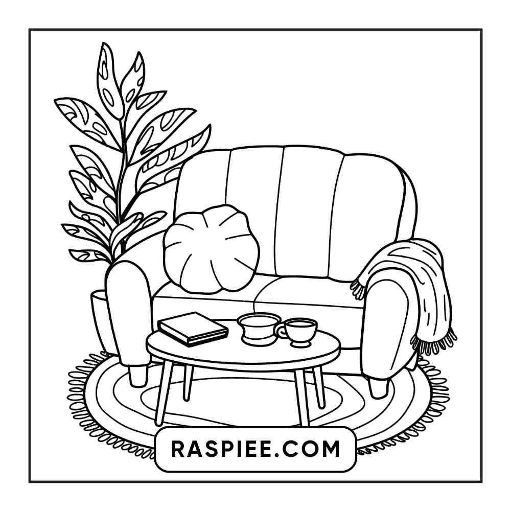 85 Bold and Easy Little Corner Coloring Pages Printable PDF Instant Download - RASPIEE