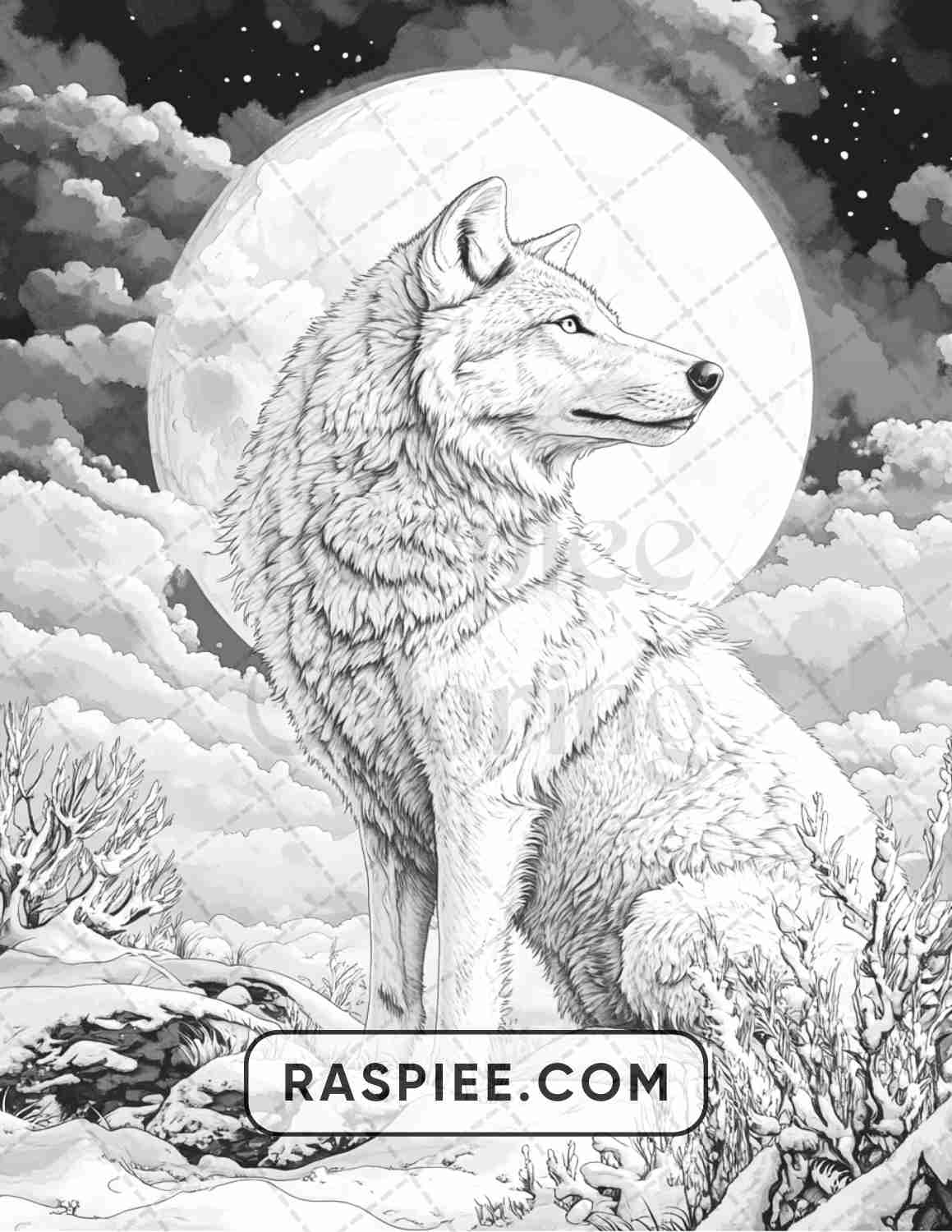 86 Winter Animals Adult Coloring Pages