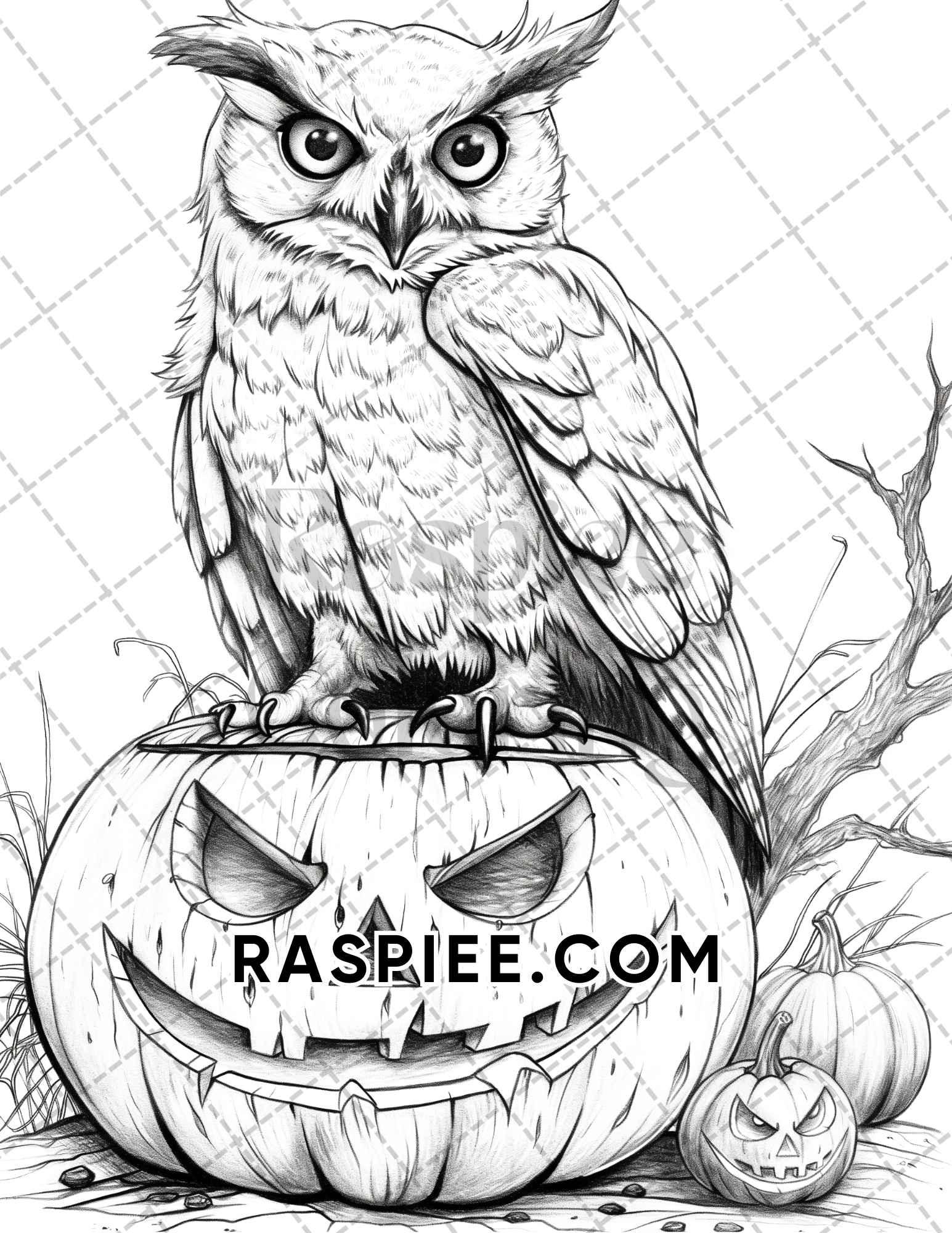 spooky-pumpkin-halloween-adult-coloring-pages-printable-pdf-instant-do-raspiee for Free Halloween Colouring Pages Printable Spooky Pumpkin Halloween Adult Coloring Pages Printable PDF Instant Do – RASPIEE for Free Halloween Colouring Pages Printable