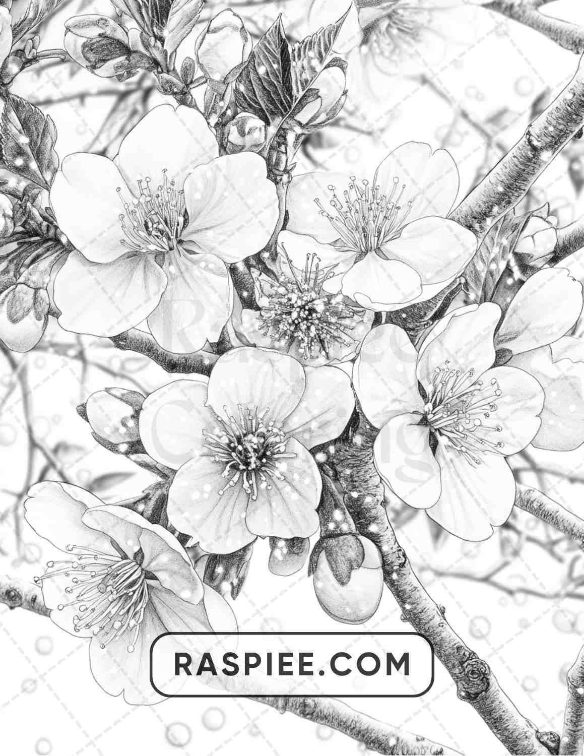 77 Winter Flowers Adult Coloring Pages