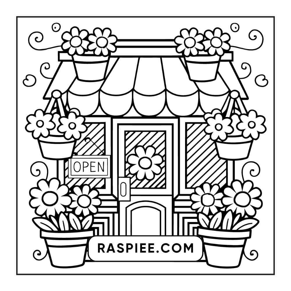 90 Bold and Easy Stress Relief Coloring Pages Printable PDF Instant Download - RASPIEE