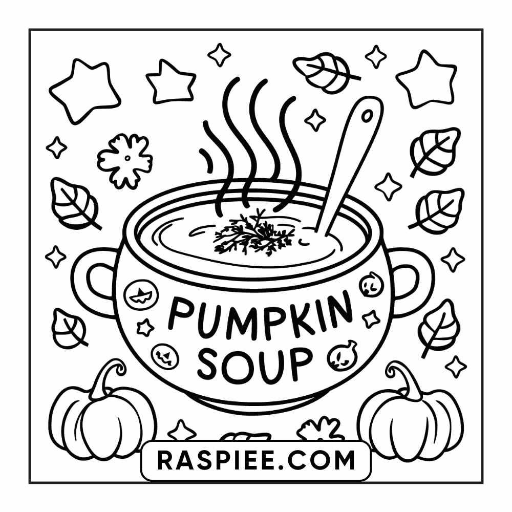 84 Cozy Halloween Bold & Easy Coloring Pages Printable PDF Instant Download - RASPIEE