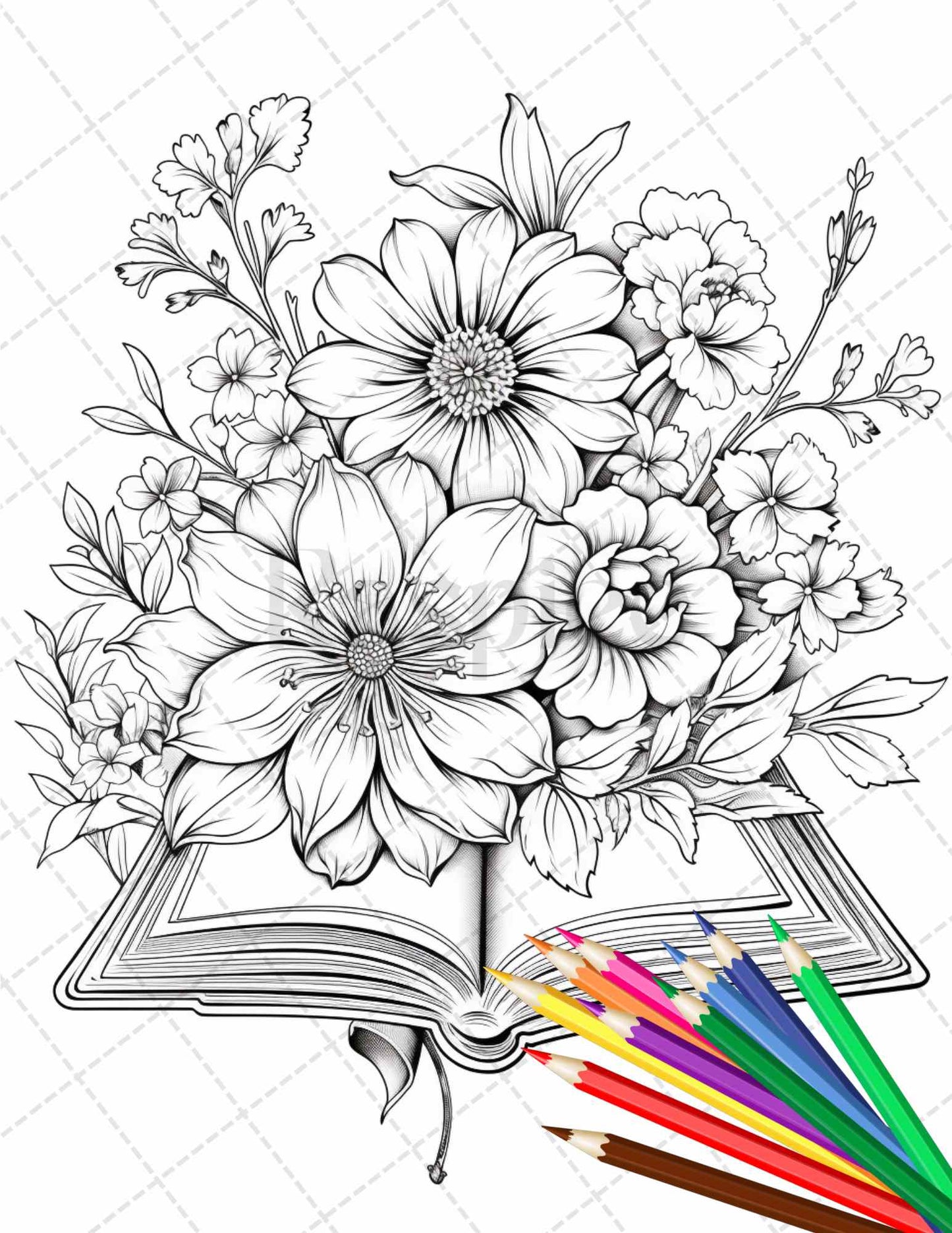 Colorear Adultos: Libro de Colorear Para Adultos: Libro Pascua, Un Libro  Para Colorear Adultos Antiestres Y Relajante, Arteterapia, Flor (Paperback)