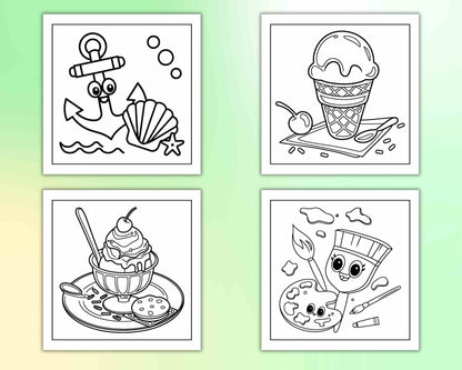 98 Bold and Easy Cute Pairs Coloring Pages - RASPIEE