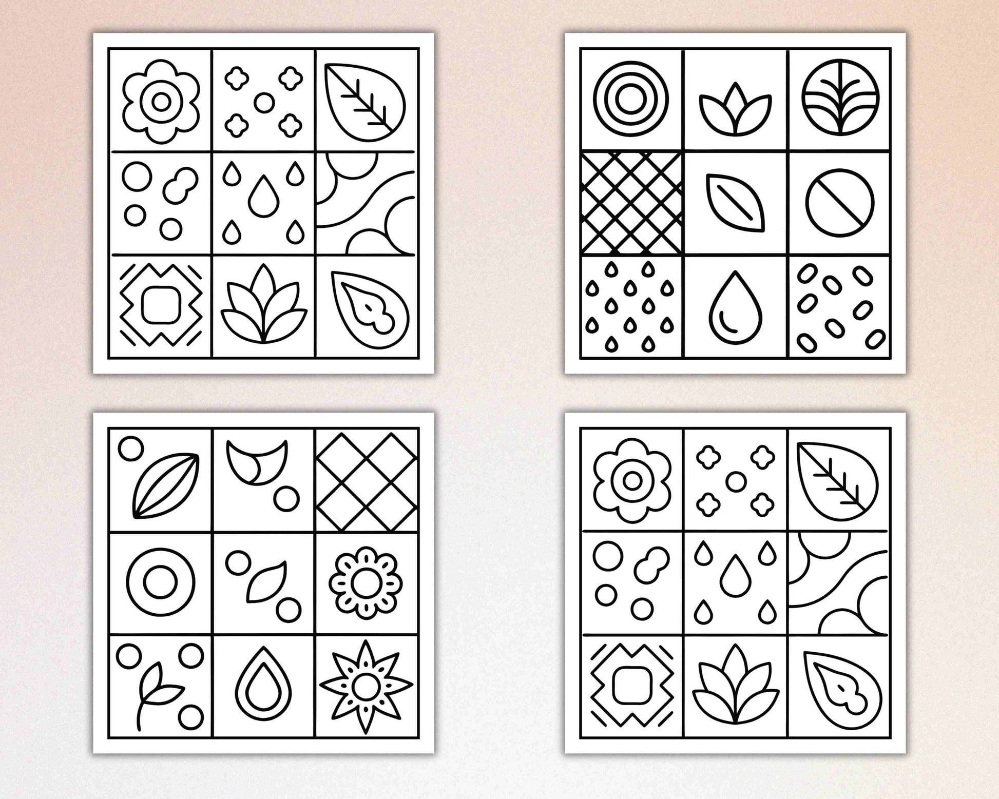 98 Bold and Easy Comfy Patterns Coloring Pages - RASPIEE