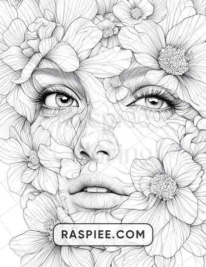 77 Flower Tattoos Adult Coloring Pages - RASPIEE