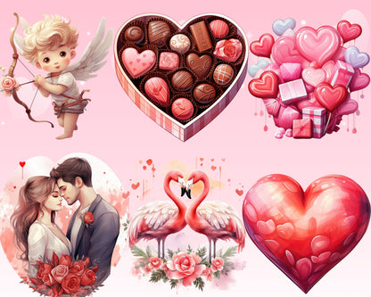 Valentine's Day Clip Art Mega Bundle