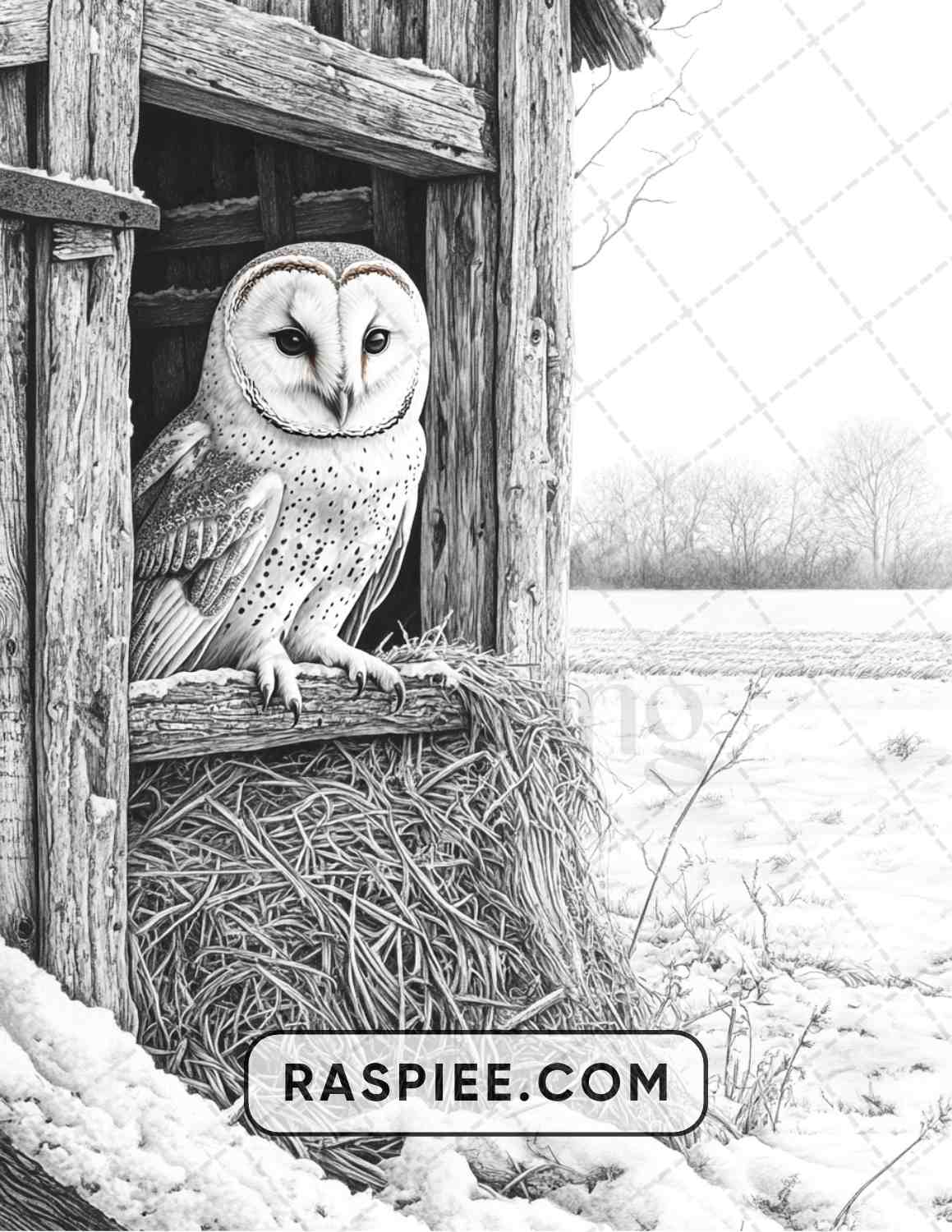 80 Winter Birds Adult Coloring Pages