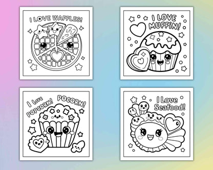 115 Bold and Easy Kawaii Food Coloring Pages - RASPIEE