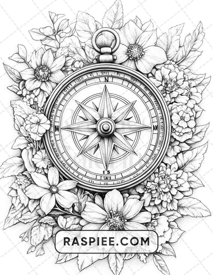 77 Flower Tattoos Adult Coloring Pages - RASPIEE