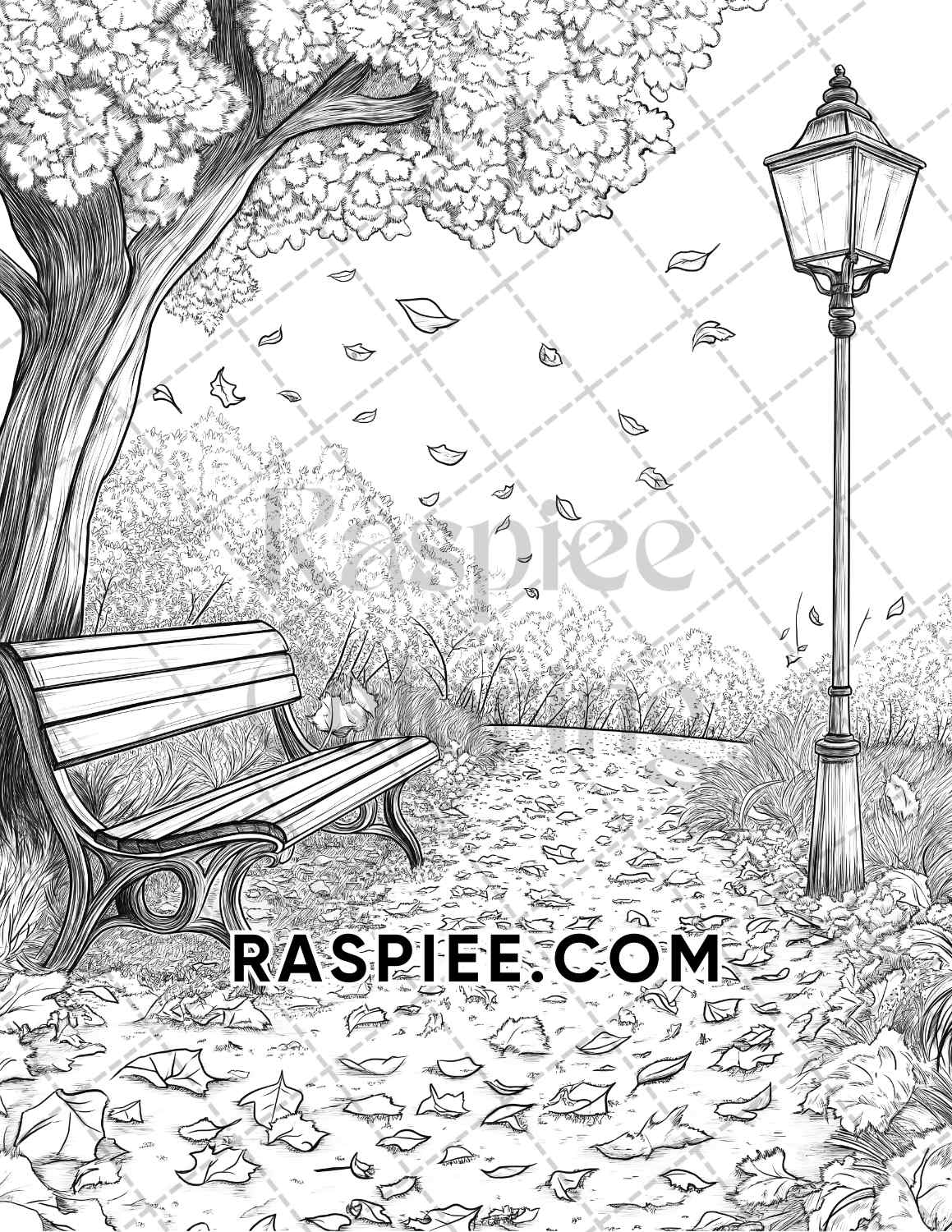 Hello Autumn Adult Coloring Pages Printable PDF Instant Download