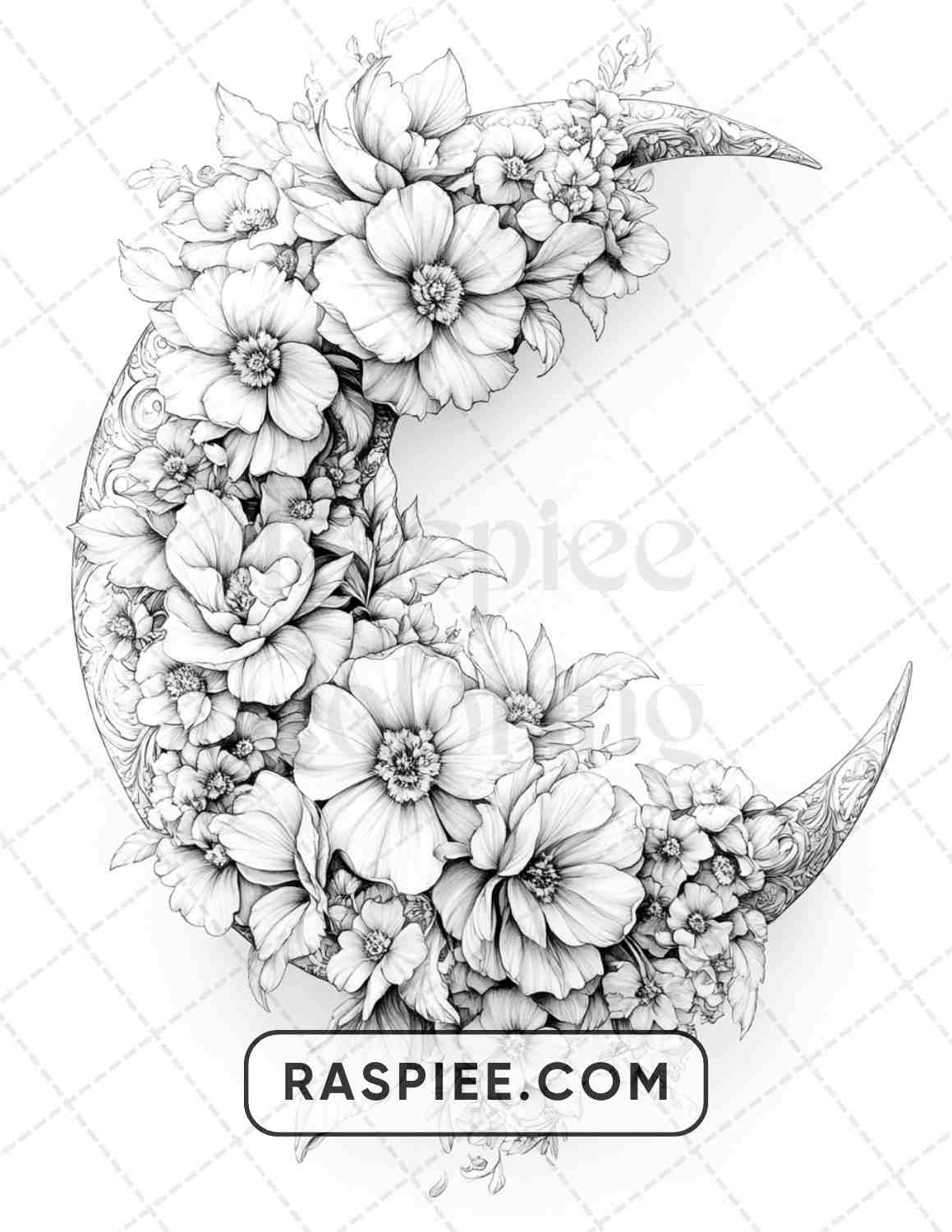 77 Flower Tattoos Adult Coloring Pages - RASPIEE