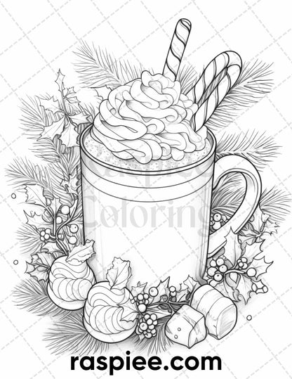 adult coloring pages, adult coloring book, grayscale coloring pages, christmas coloring pages for adults, christmas coloring book, christmas coloring sheets, xmas coloring pages, holiday coloring pages for adults, winter coloring pages for adults