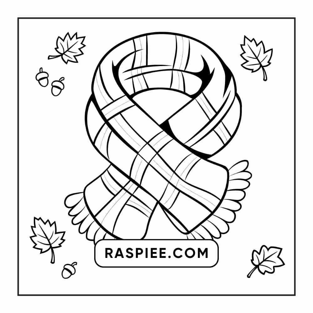 76 Bold and Easy Fall Vibes Coloring Pages Printable PDF Instant Download - RASPIEE