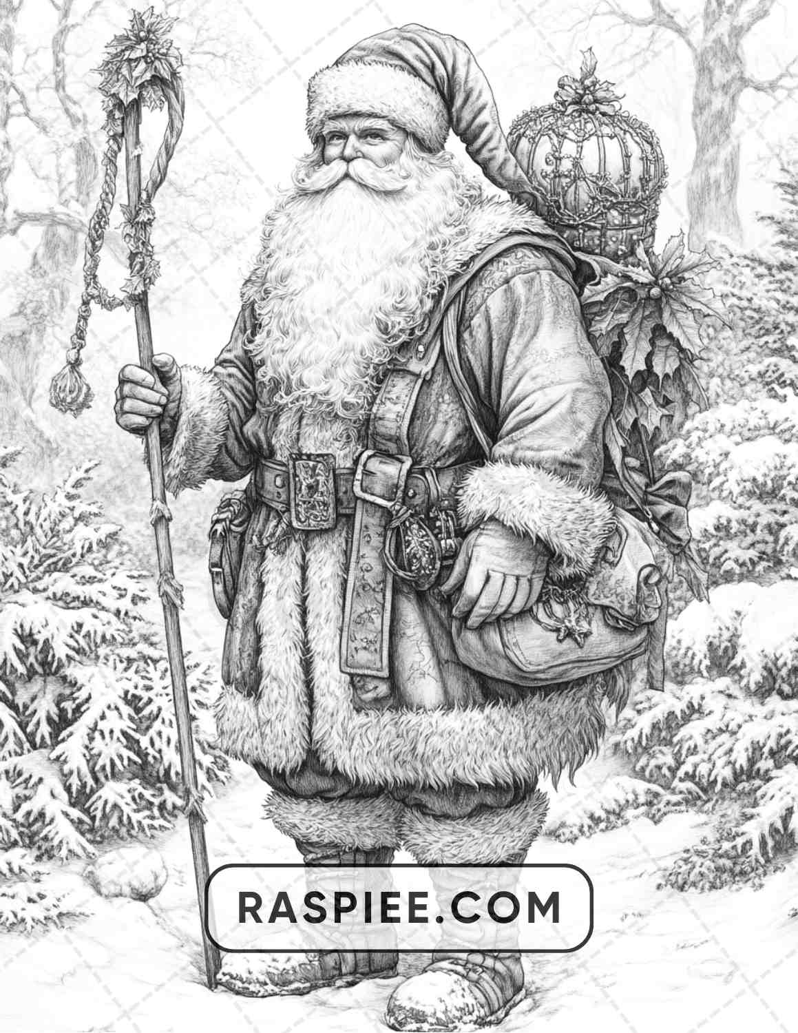 68 Christmas Fantasy Adult Coloring Pages