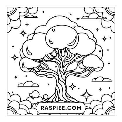 53 Bold and Easy Trippy Groovy Coloring Pages Printable PDF Instant Download