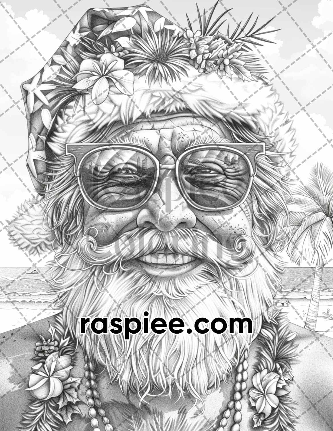 adult coloring pages, adult coloring sheets, adult coloring book pdf, adult coloring book printable, grayscale coloring pages, grayscale coloring books, chriatmas in july coloring pages for adults, santa claus coloring book, grayscale illustration