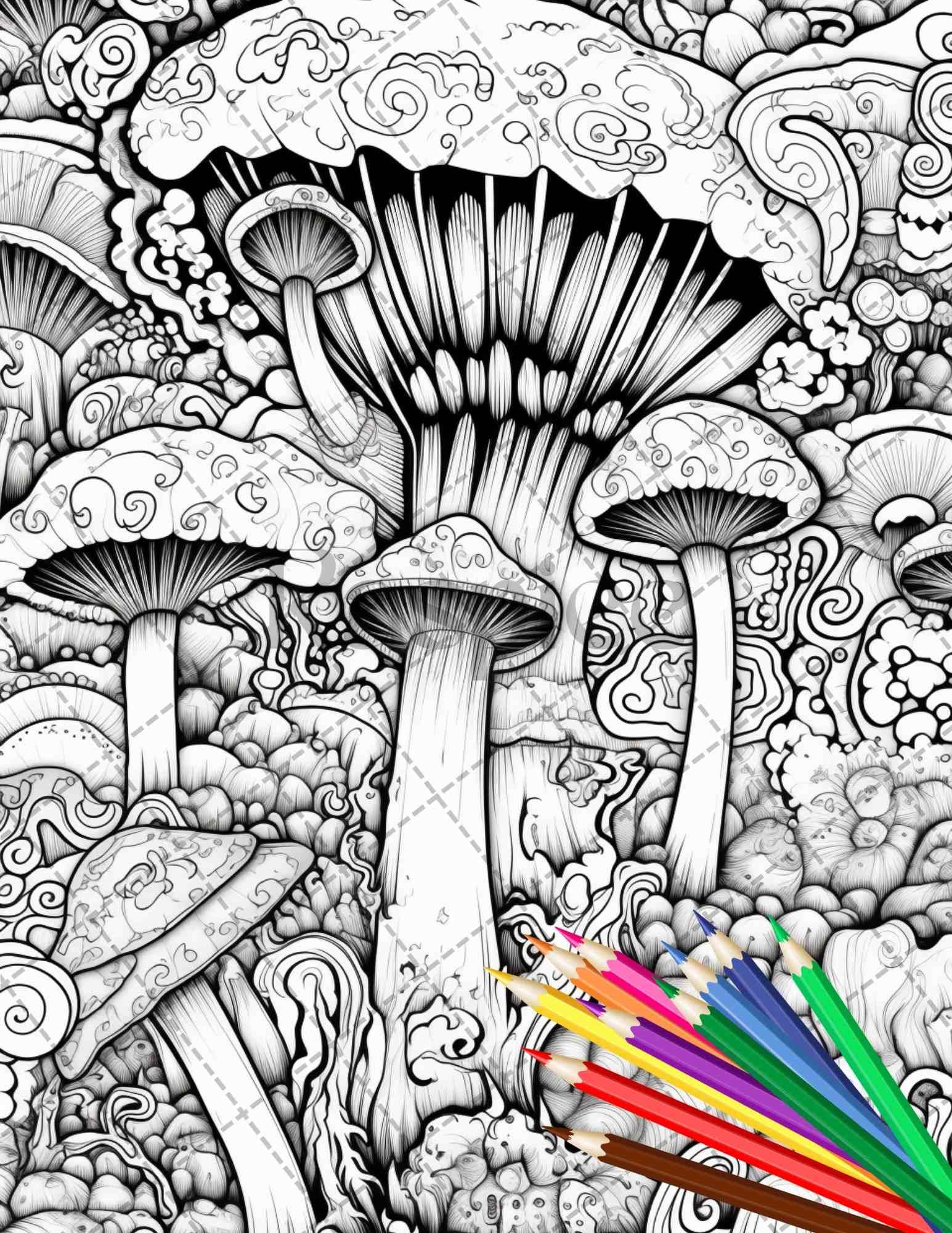 Printable Trippy Coloring Pages For Adults Free Trippy Coloring Pages