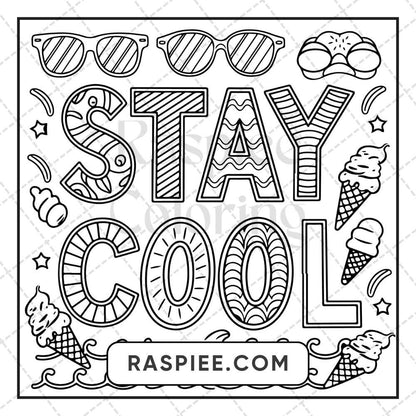 120 Bold and Easy Motivational Word Coloring Pages