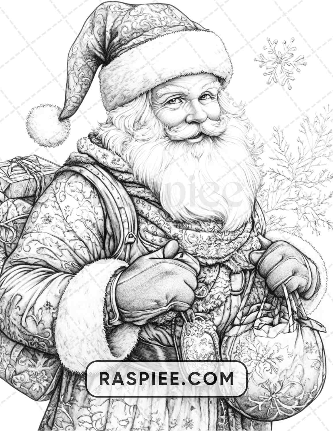 68 Christmas Fantasy Adult Coloring Pages