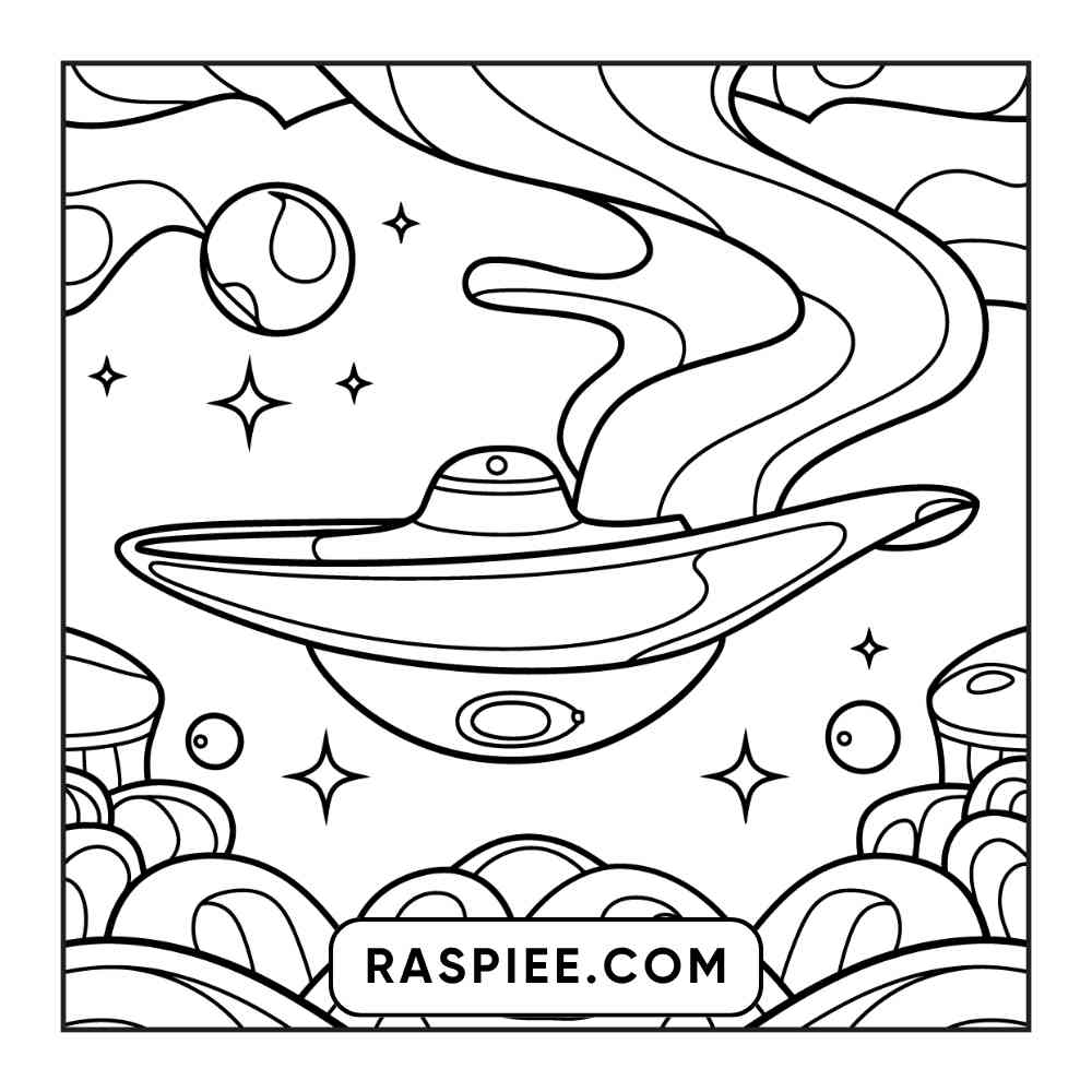 53 Bold and Easy Trippy Groovy Coloring Pages Printable PDF Instant Download