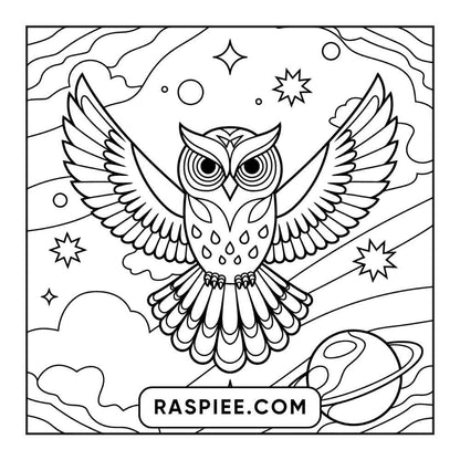 53 Bold and Easy Trippy Groovy Coloring Pages Printable PDF Instant Download