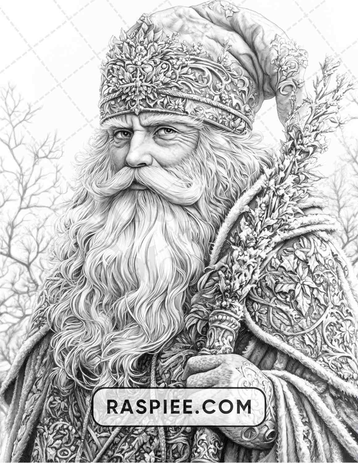 68 Christmas Fantasy Adult Coloring Pages