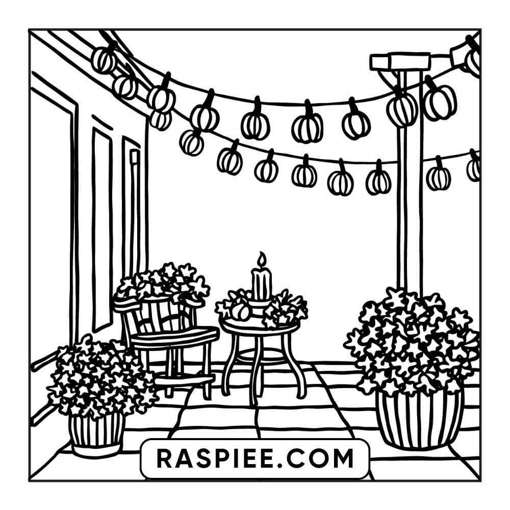 84 Cozy Halloween Bold & Easy Coloring Pages Printable PDF Instant Download - RASPIEE