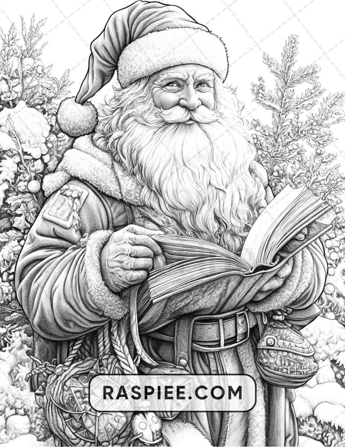 68 Christmas Fantasy Adult Coloring Pages