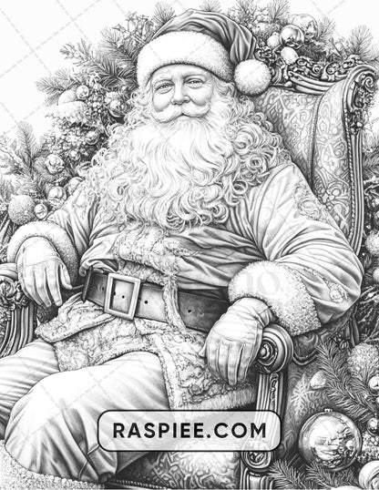 68 Christmas Fantasy Adult Coloring Pages