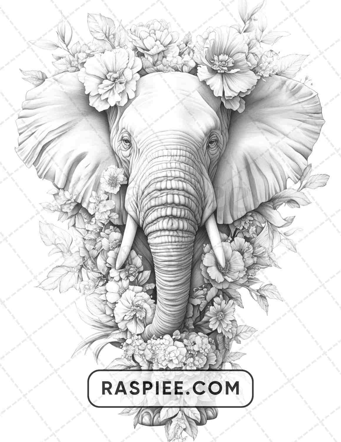 77 Flower Tattoos Adult Coloring Pages - RASPIEE