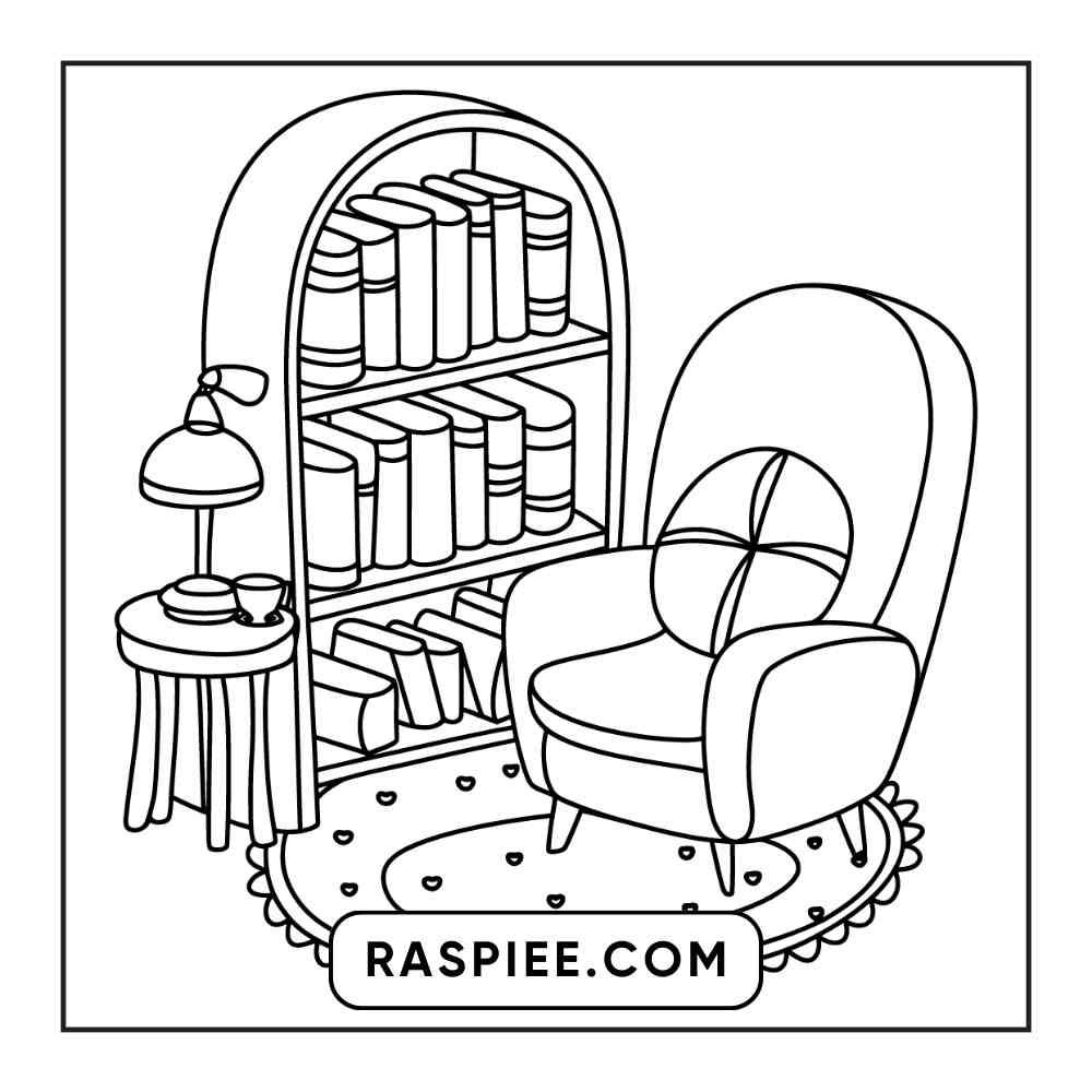 85 Bold and Easy Little Corner Coloring Pages Printable PDF Instant Download - RASPIEE