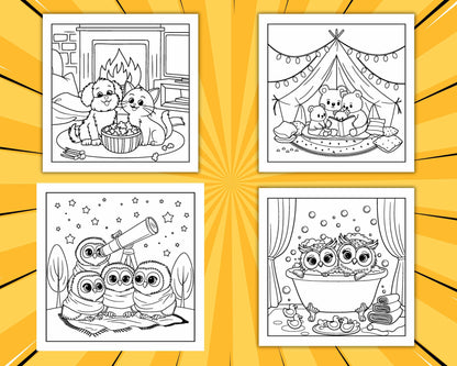 67 Bold and Easy Fluffy Times Coloring Pages - RASPIEE